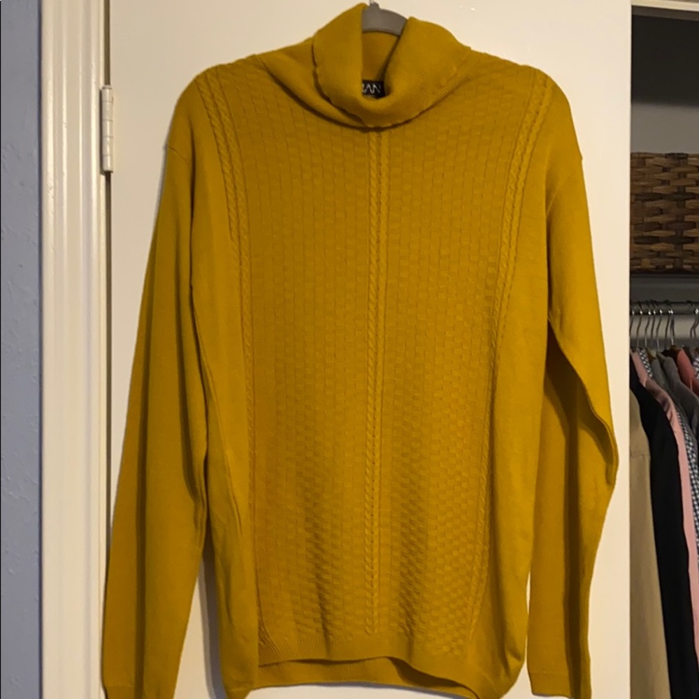 Turtleneck Sweater BooHoo Man